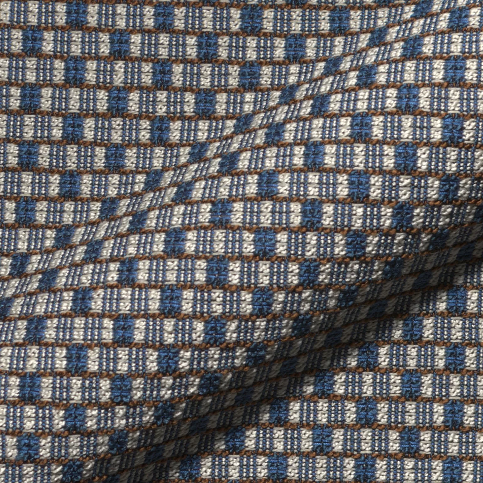 Chess 922 Hoepke Q2 Square Moebelstoff Gemustert Beige Blau Braun Chess 922 Hoepke Q2 Square Moebelstoff Gemustert Beige Blau Braun