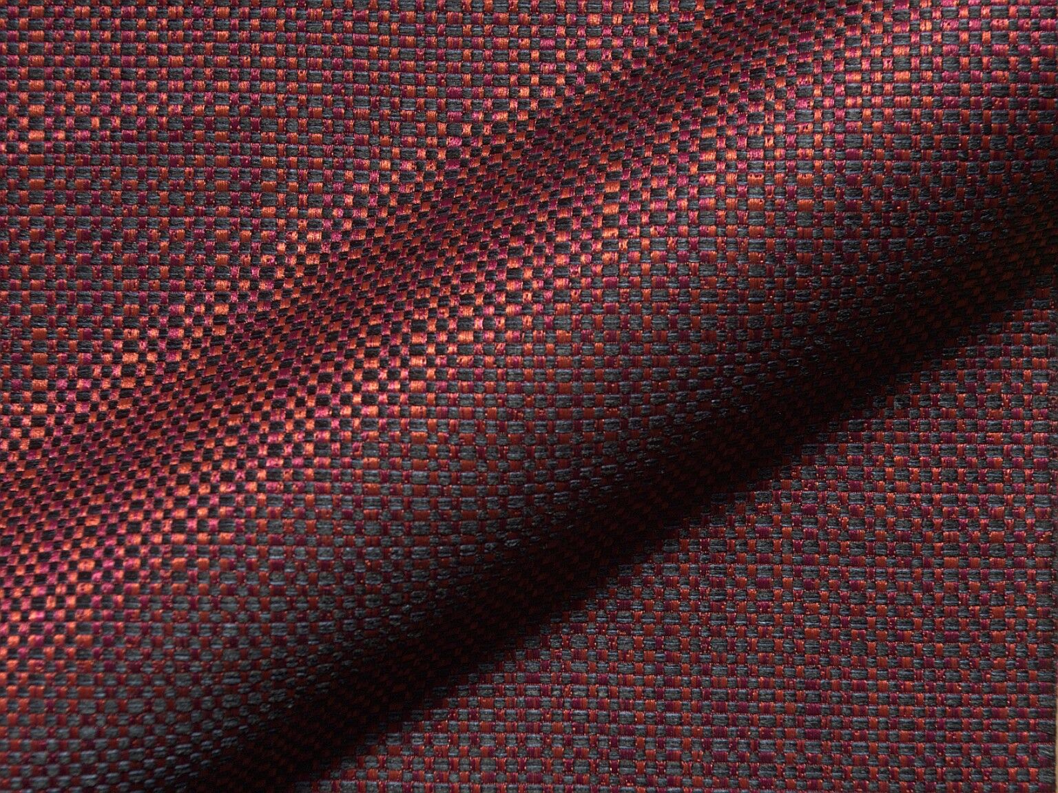 Detroit Fr 706 Hoepke Moebelstoff Schwer Entflammbar Meliert Rot