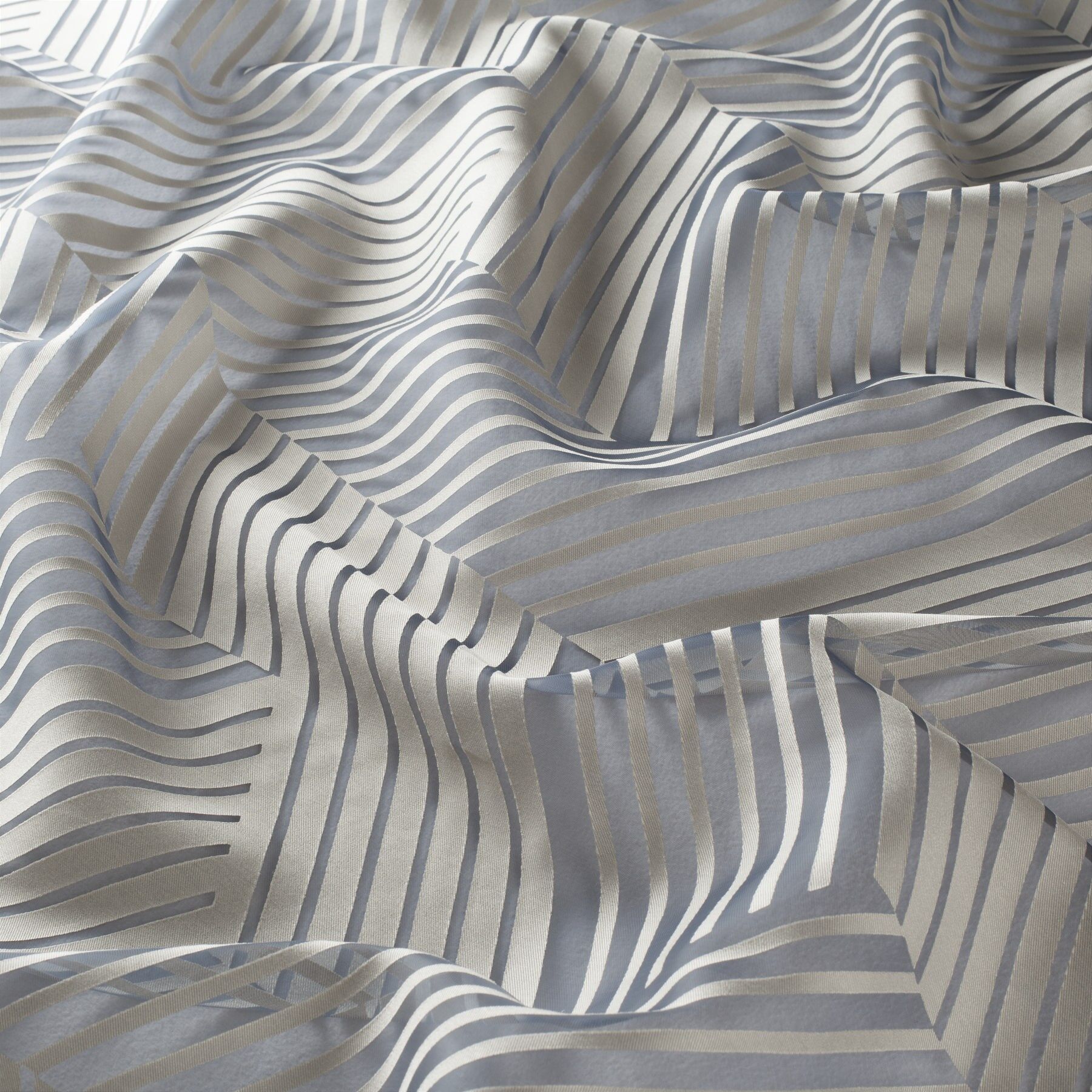 Ja8026 091 Brakeline Ausbrenner Gardine Blau Grau