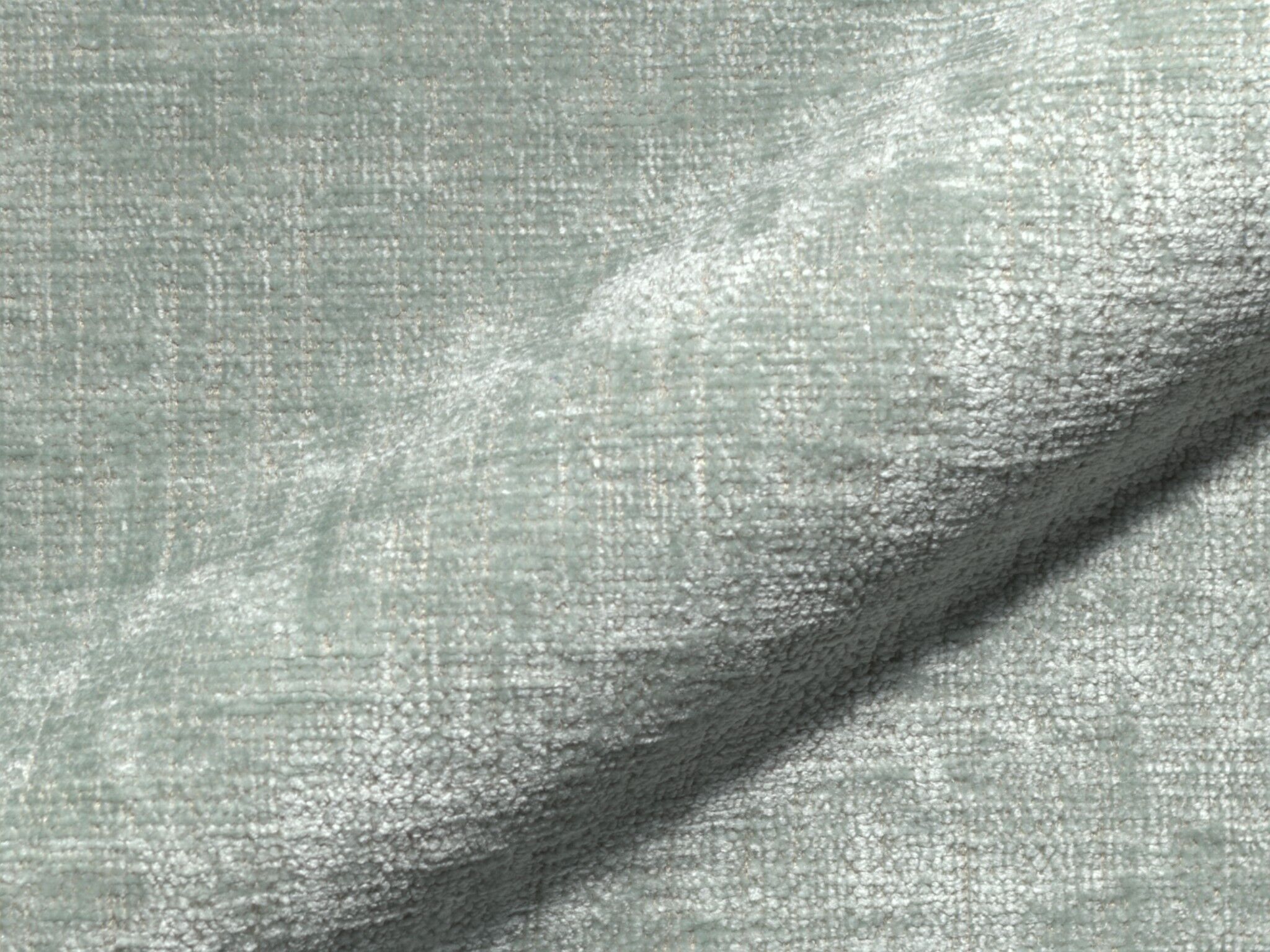 Molino 538 Weicher Chenille Polsterstoff Moebelstoff Hoepke Weiss Blau