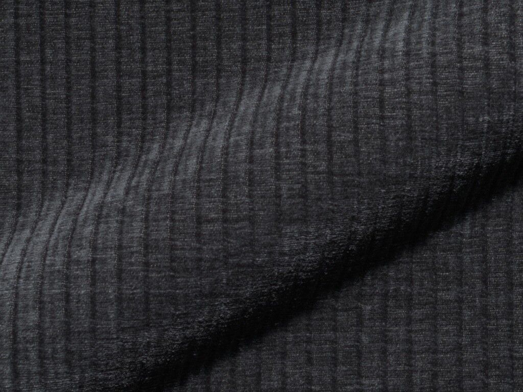 Leano 237 Hoepke Polsterstoff Meterware Breitcord Grau