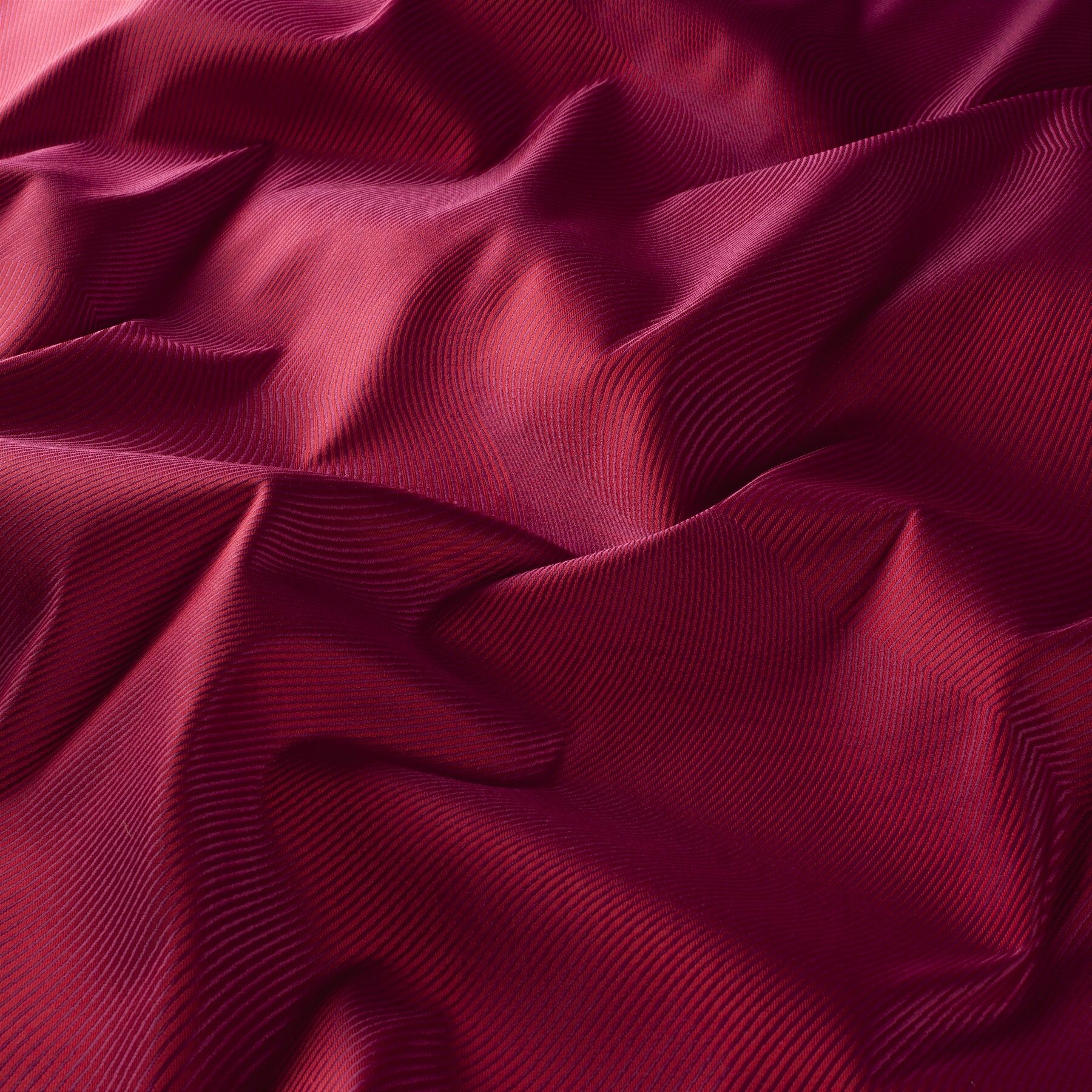 Ja7050 060 New Waves Jab Vorhangstoff Meterware Gemustert Rot