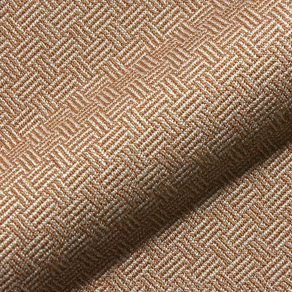 Woven 157 Hoepke Q2 Studioline Vol. 1 Moebelstoff Gemustert Beige Orange