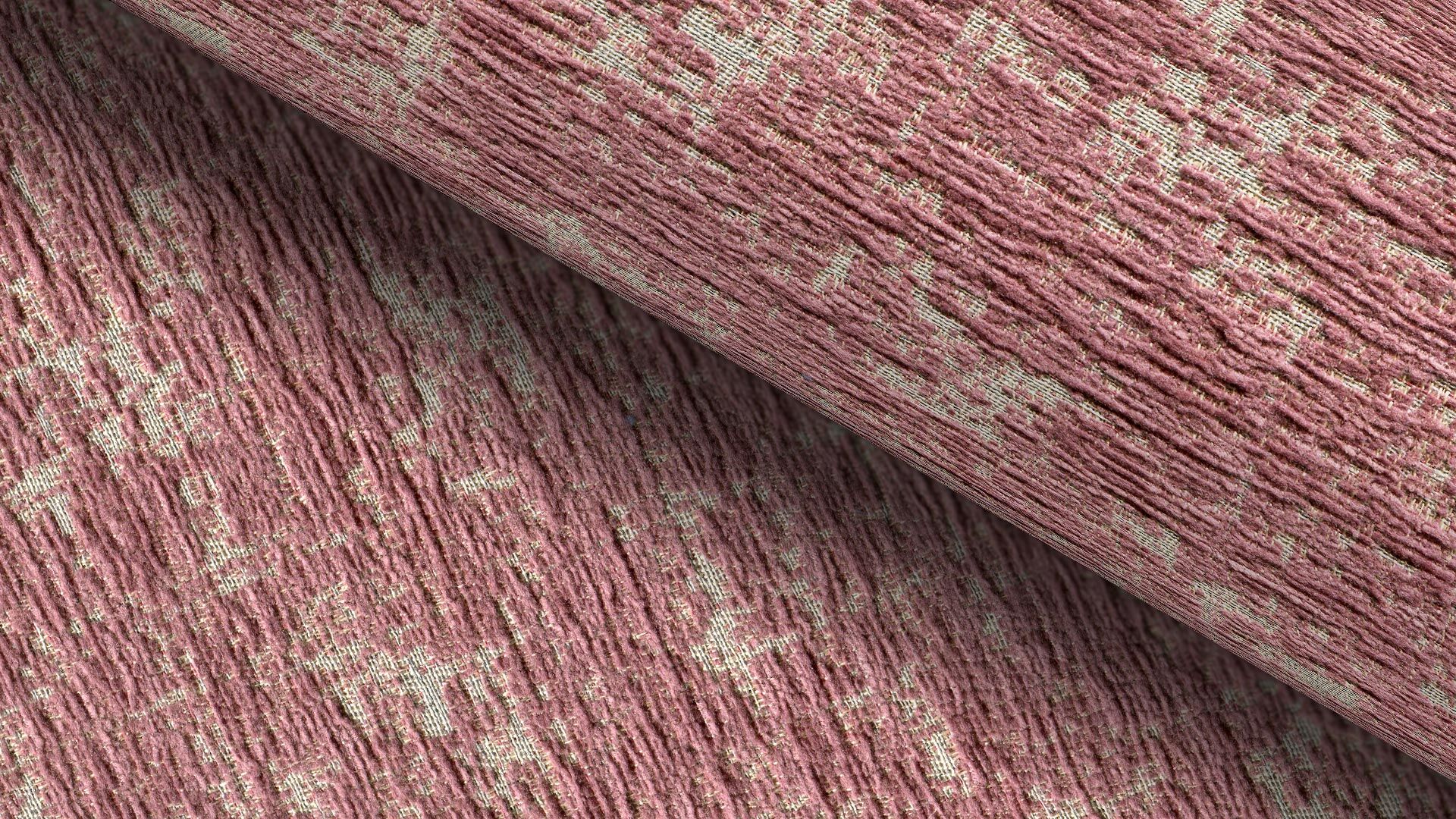 396017 Modena Nachhaltiger Chenille Polsterstoff Fleckschutz Flieder