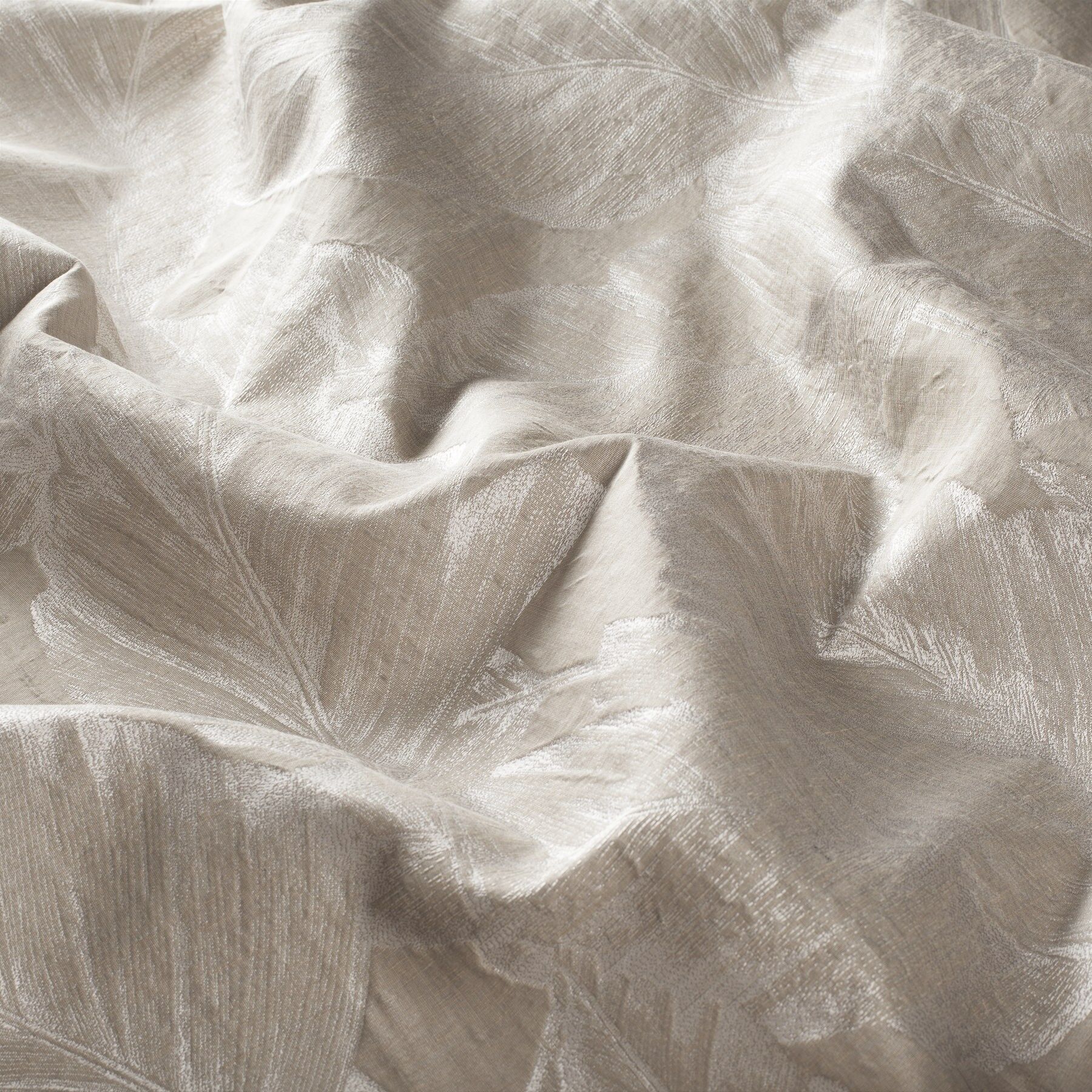 Ca1512 070 Ancient Land Jab Vorhangstoff Meterware Mit Blumenmuster Beige