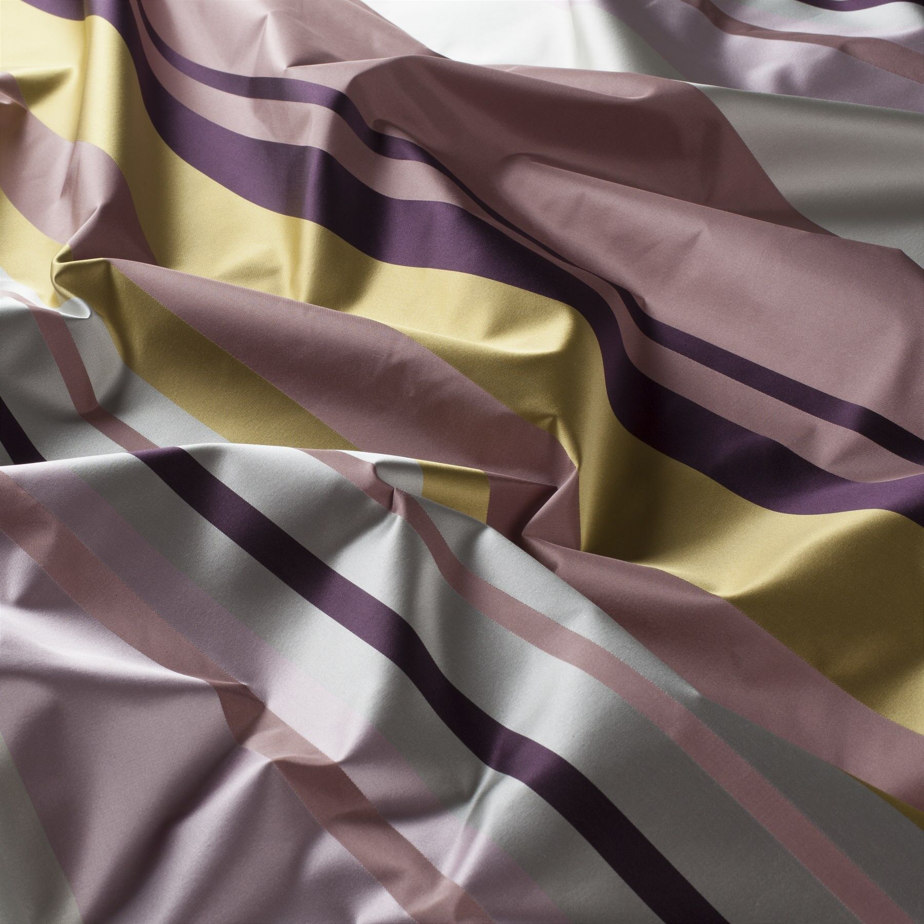 9 7916 080 Scarabea Jab Vorhangstoff Meterware Gestreift Rosa Gold Grau