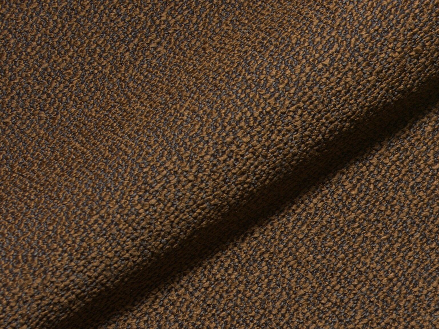 Glow 512 Q2 Hoepke Polsterstoff Moebelstoff Fleckschutz Modern Boucle Grob Braun