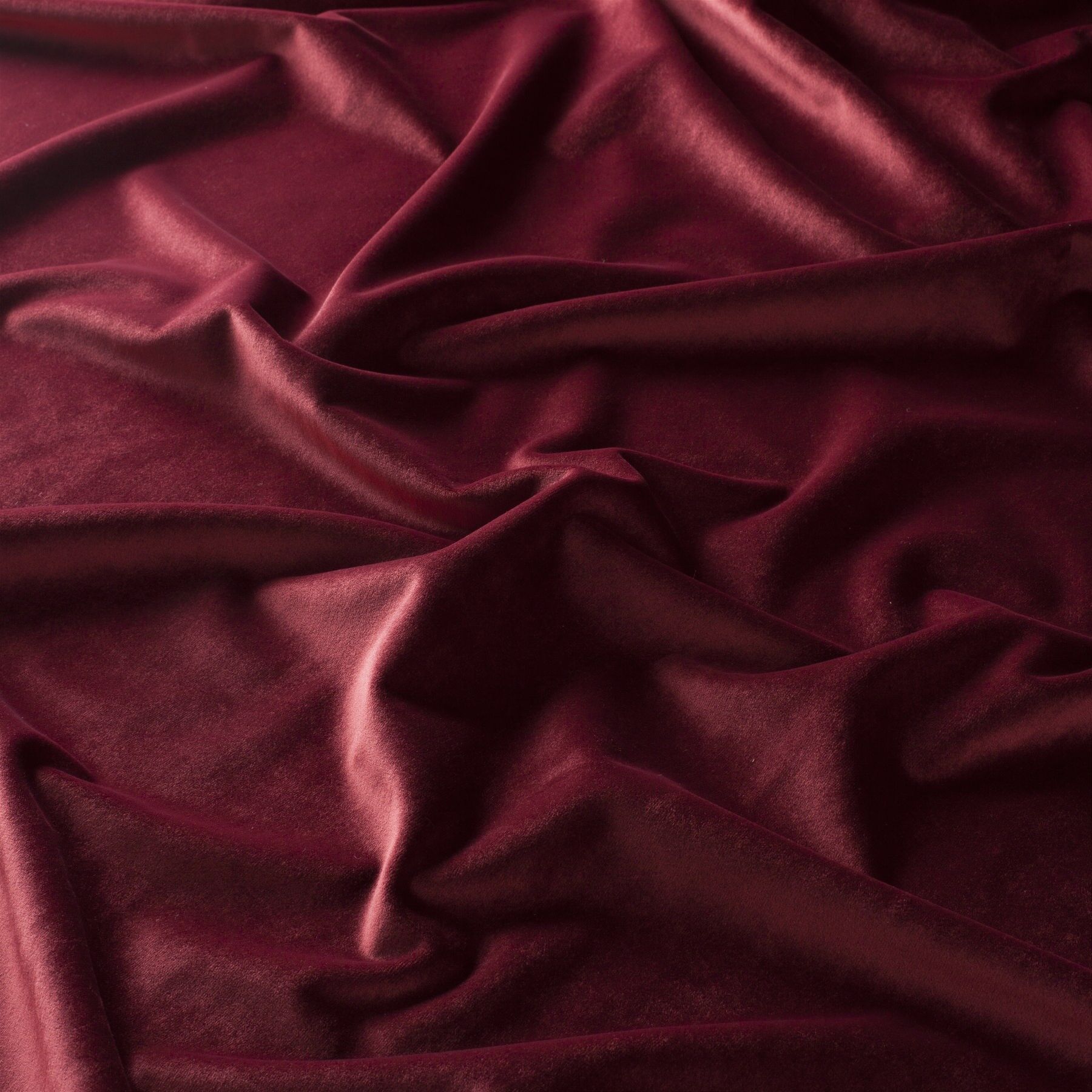 Ch2992 011 Heavens Gate Exklusiver Samt Velvet Vorhangstoff Polsterstoff Rot