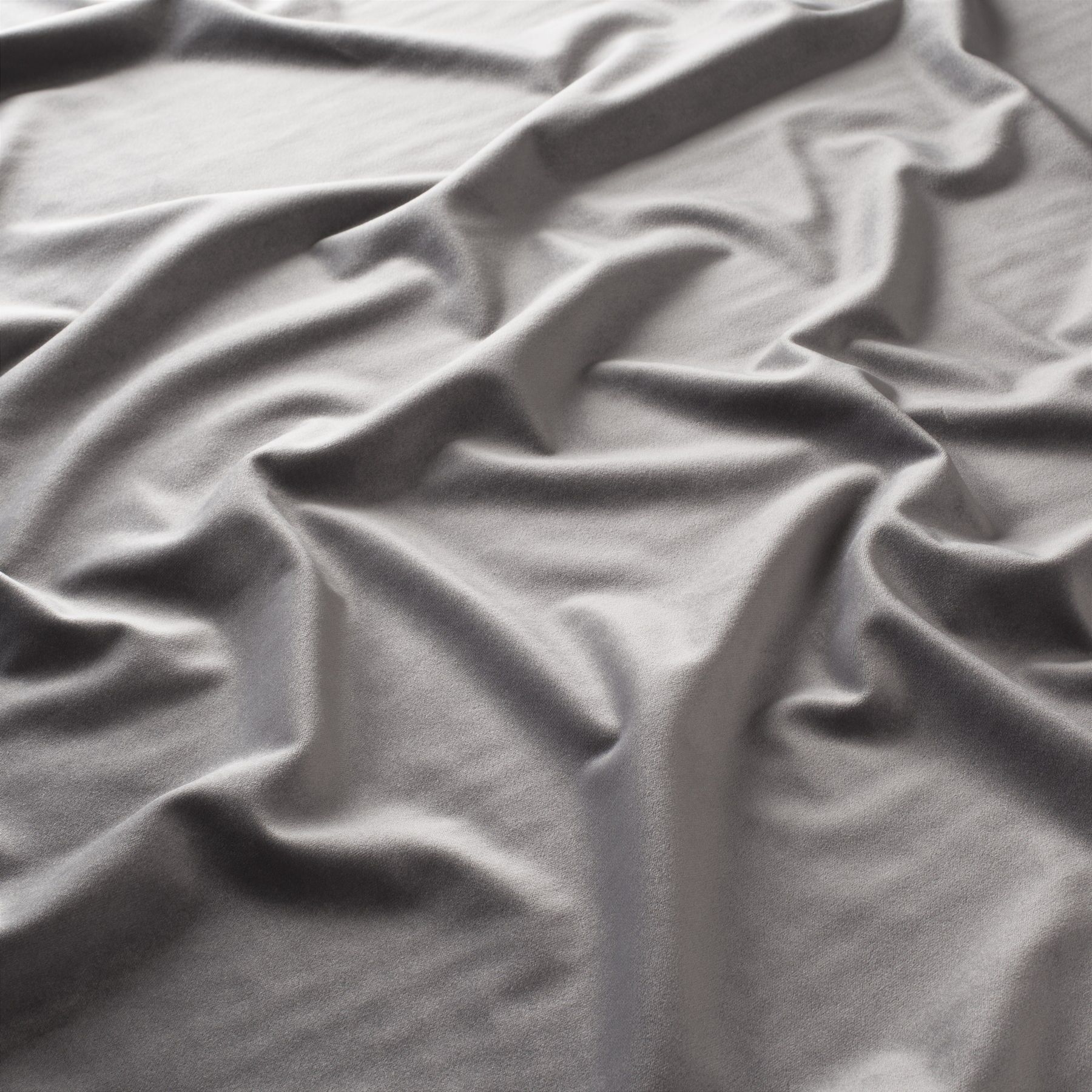 Ch2992 094 Heavens Gate Exklusiver Samt Velvet Vorhangstoff Polsterstoff Grau