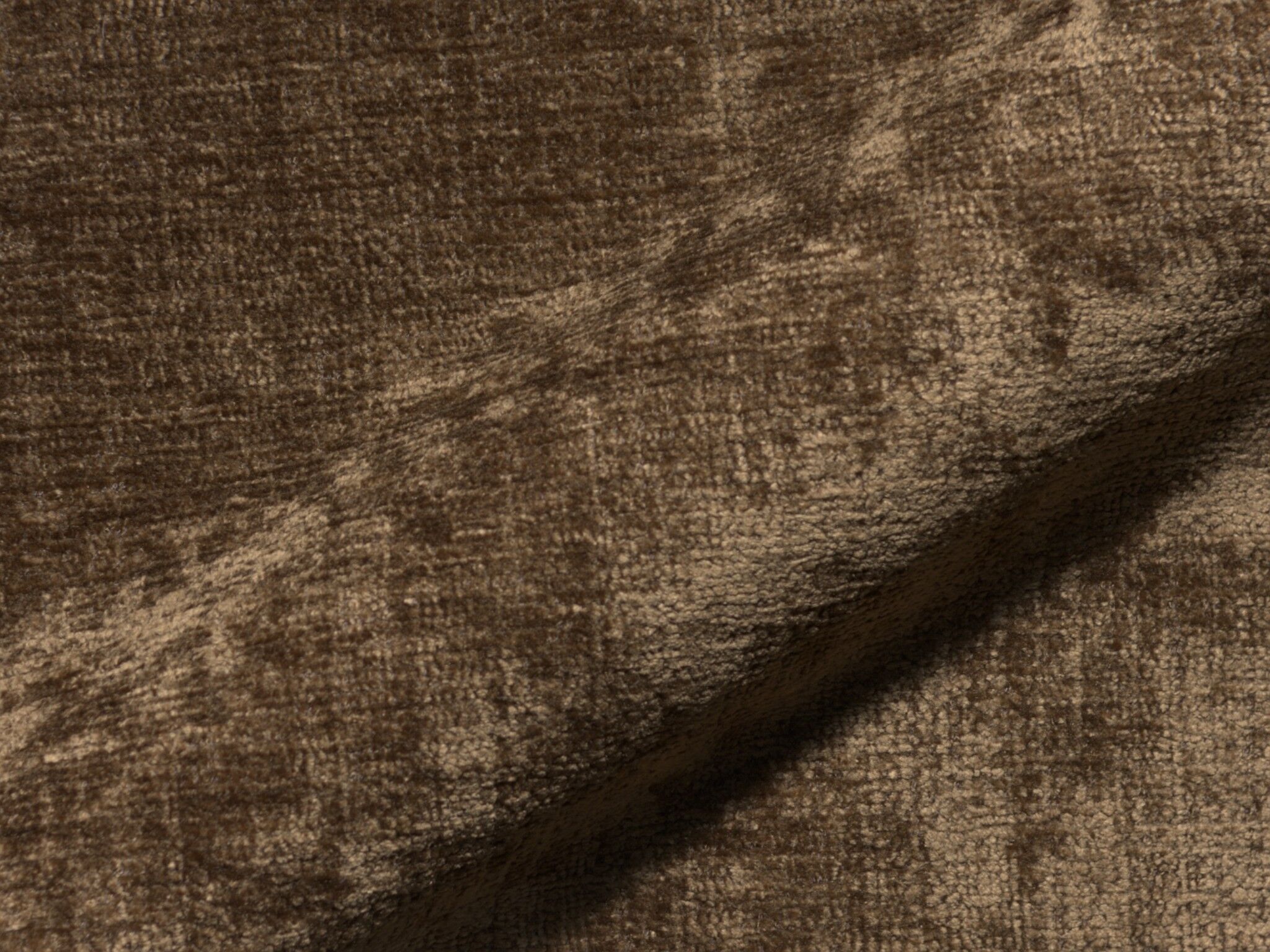 Molino 512 Weicher Chenille Polsterstoff Moebelstoff Hoepke Braun