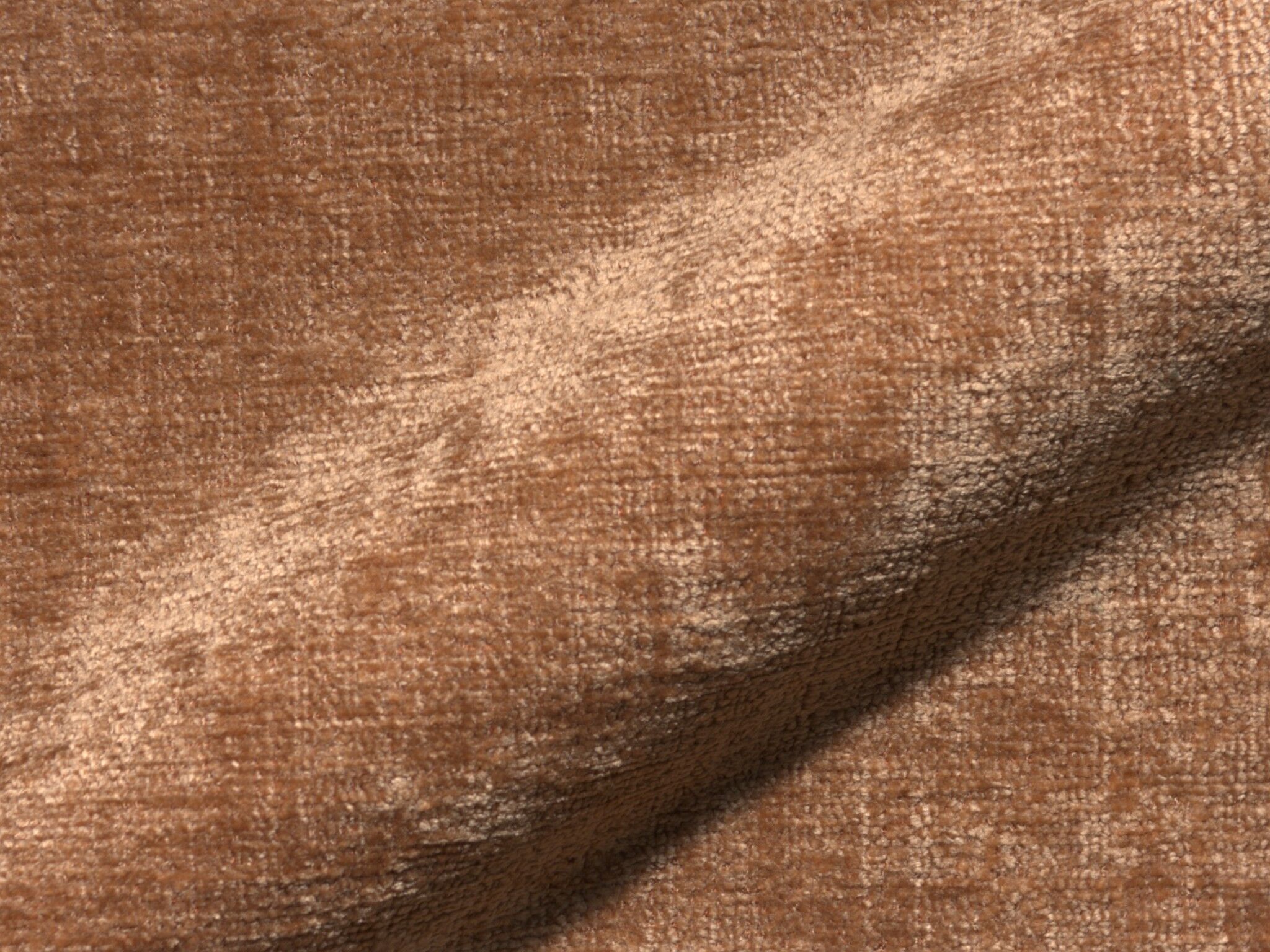 Molino 524 Weicher Chenille Polsterstoff Moebelstoff Hoepke Orange