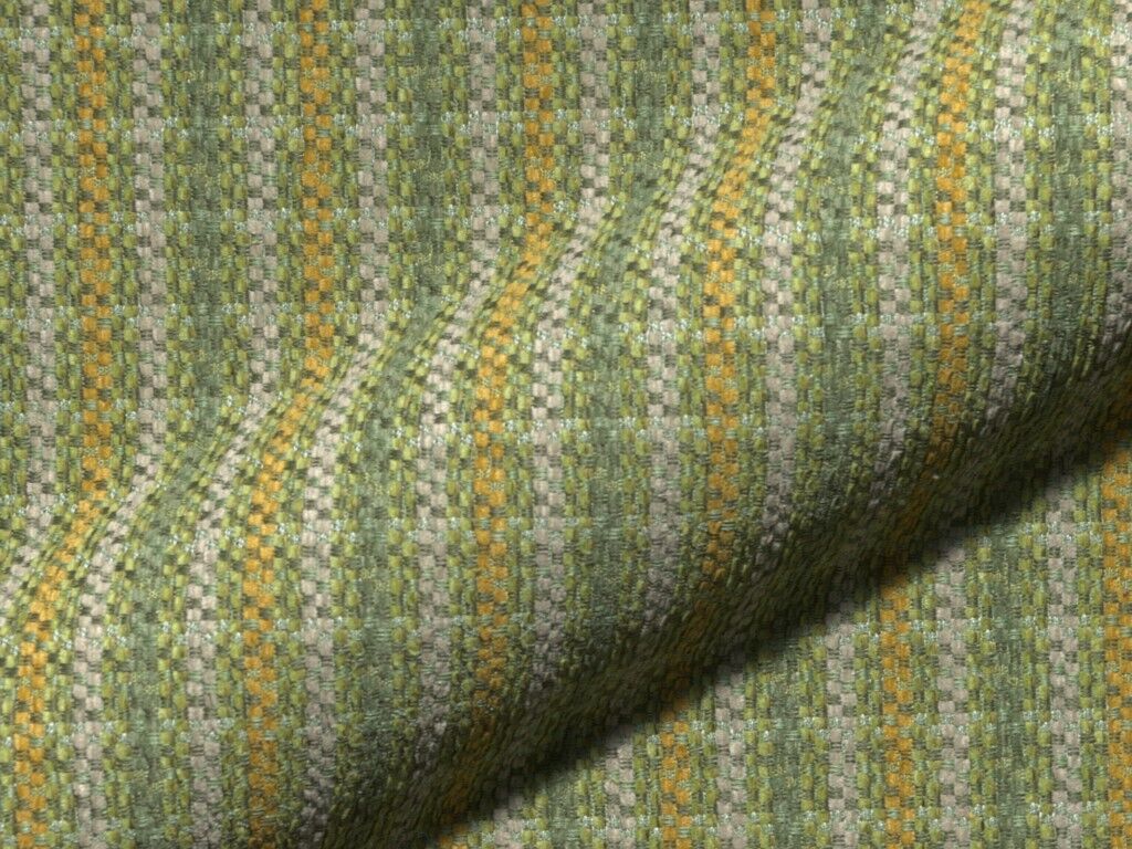 Ravello 113 Hoepke Polsterstoff Meterware Landhausstil Gestreift Gruen