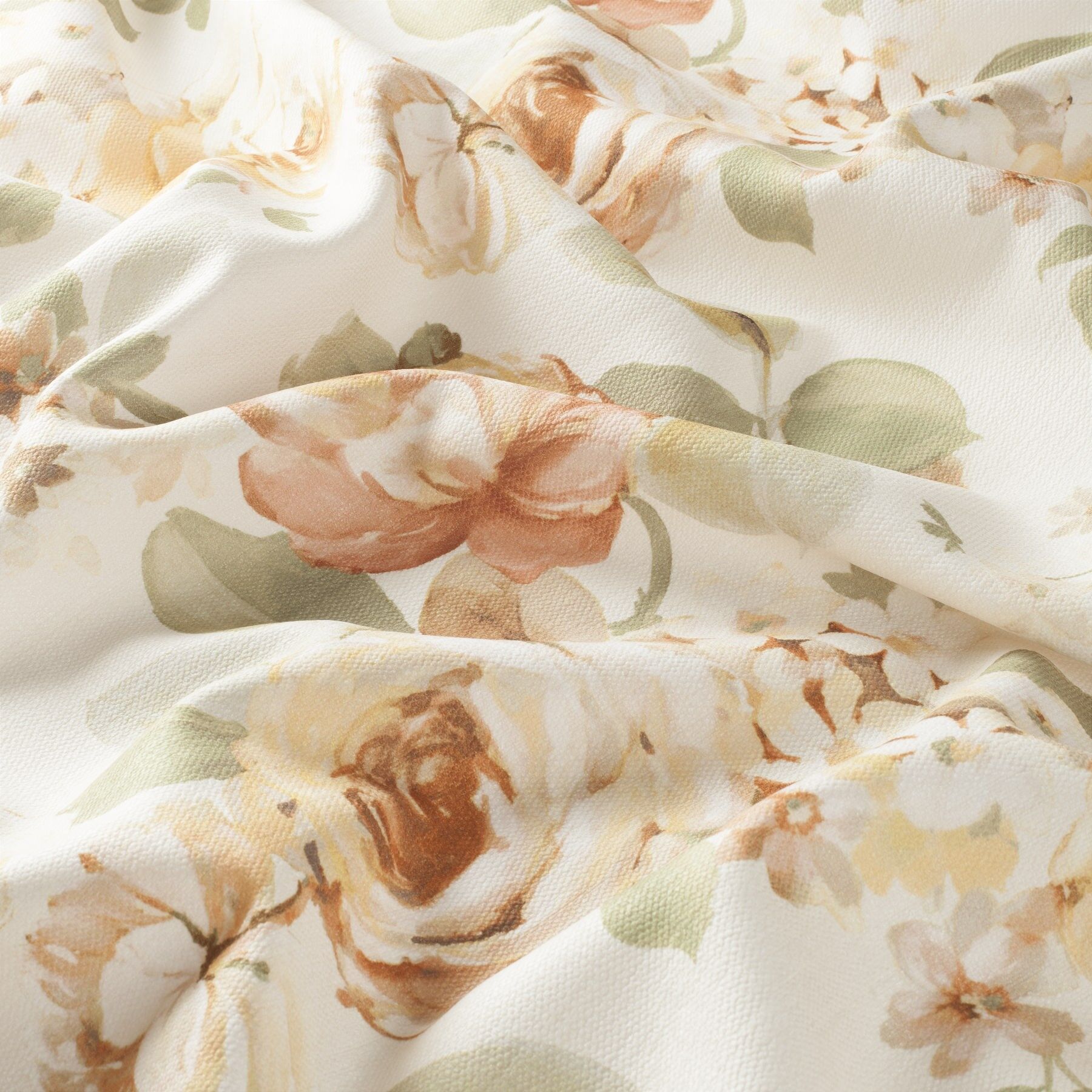 8 1845 040 Rosalind Jab Vorhangstoff Meterware Mit Blumenmuster Gelb