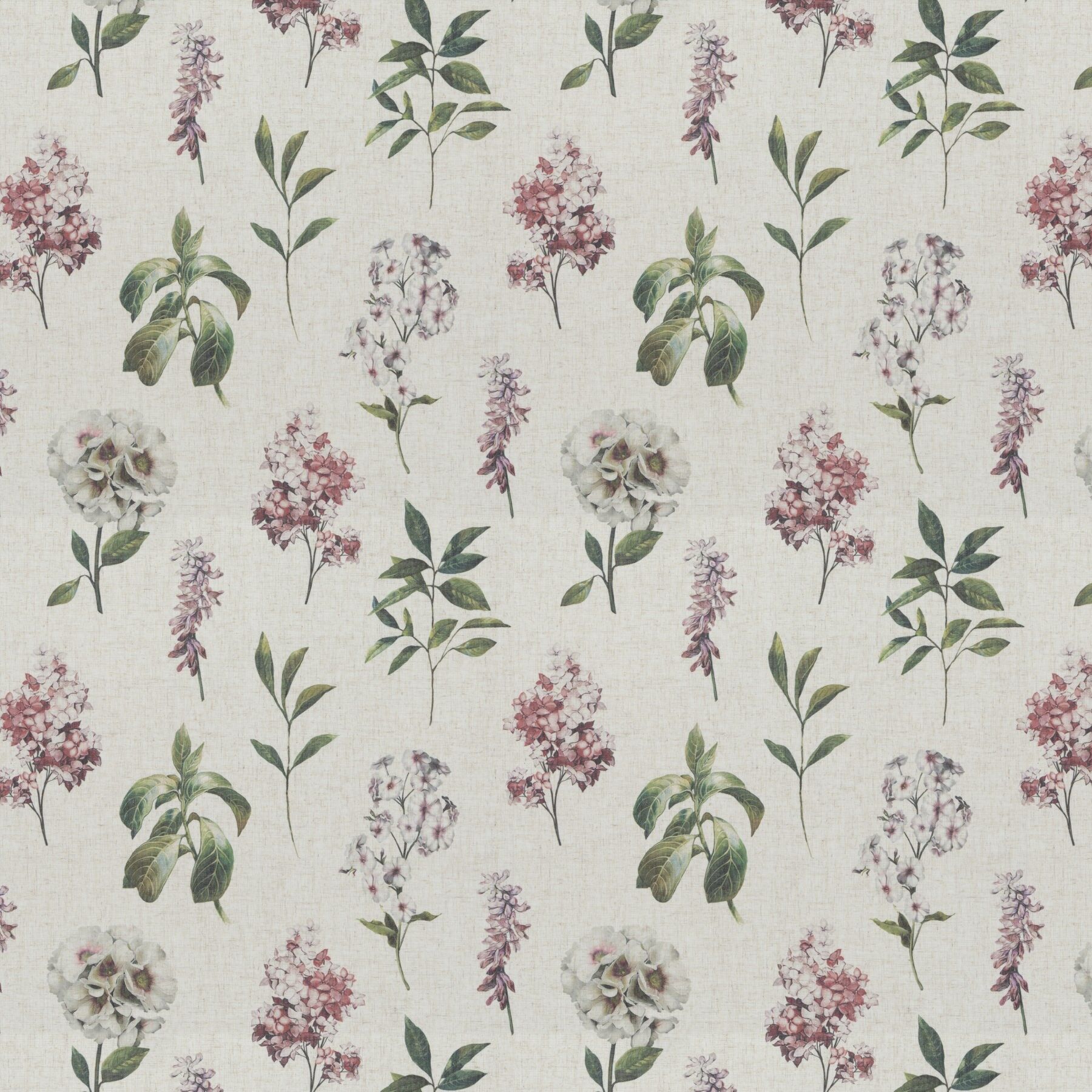 8 1888 010 Florentina Jab Vorhangstoff Meterware Mit Blumenmuster Beige Rot 1