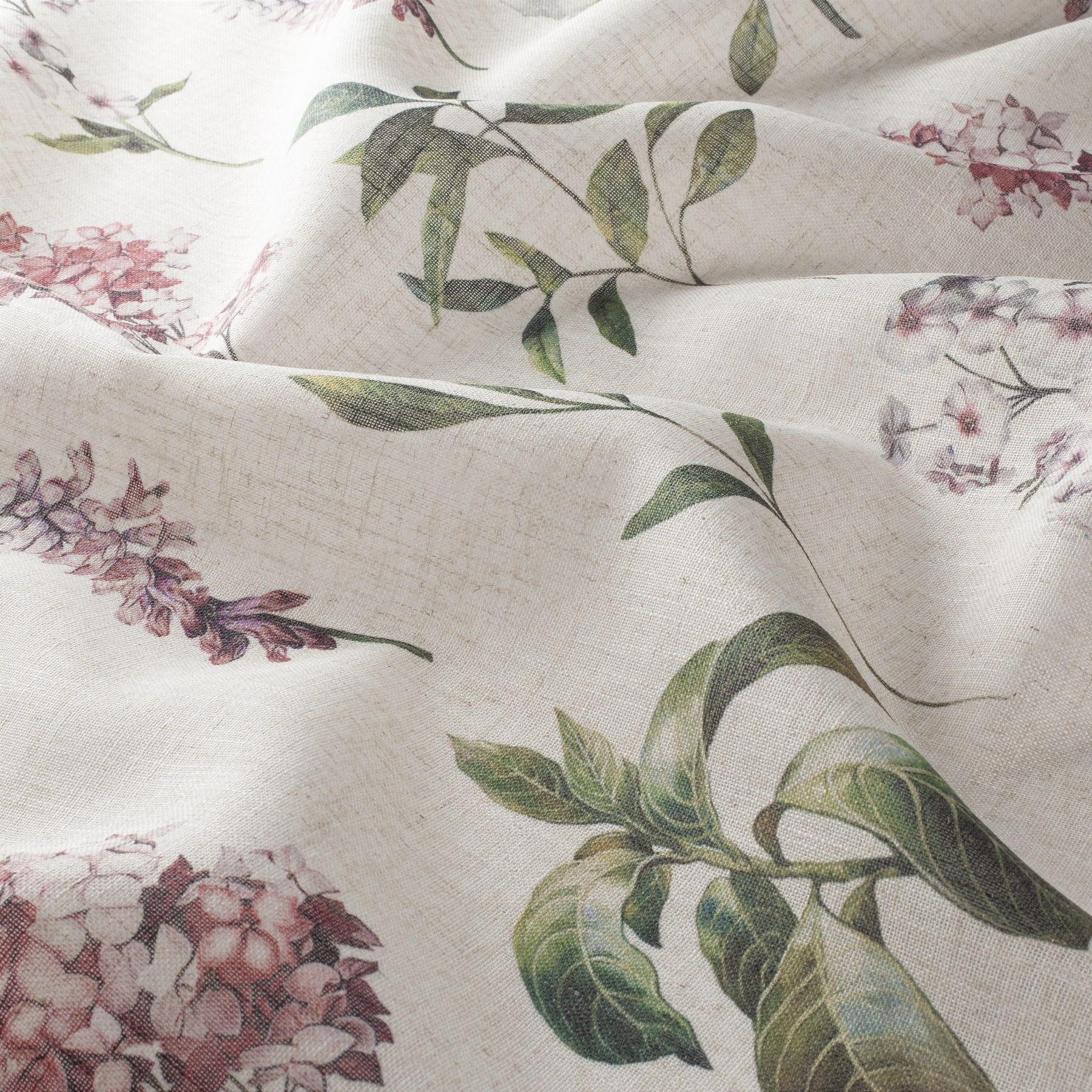 8 1888 010 Florentina Jab Vorhangstoff Meterware Mit Blumenmuster Beige Rot