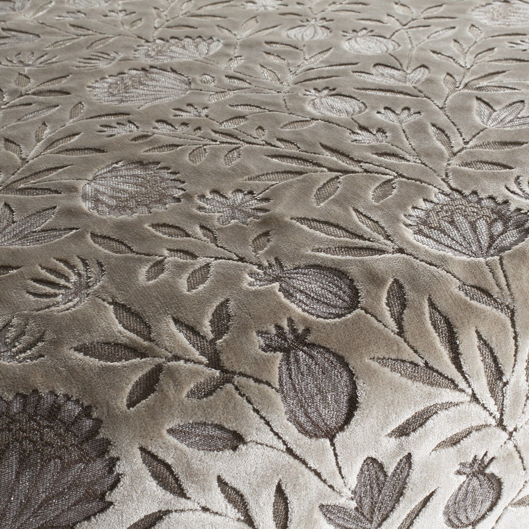 Ca1786 070 Tomorrowland Jab Vorhangstoff Meterware Mit Blumenmuster Beige