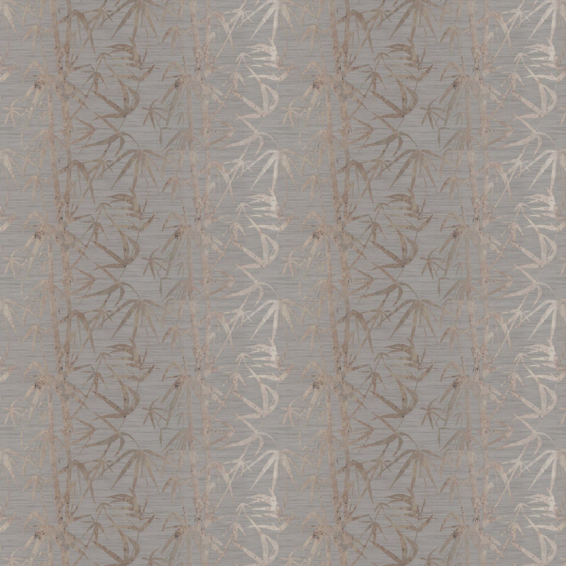 Ja8024 020 Bambu Jab Vorhangstoff Meterware Gemustert Braun 1