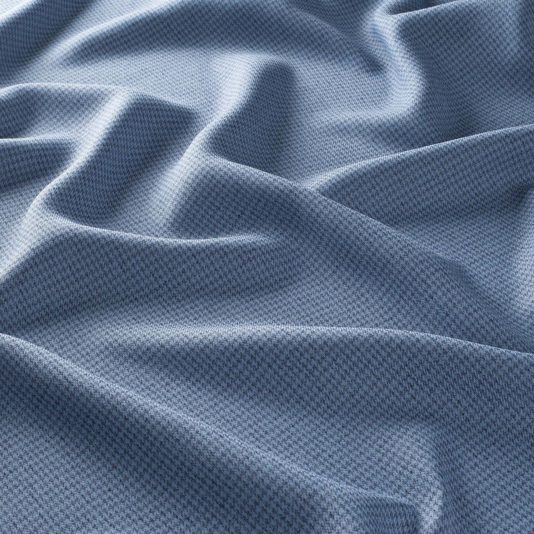 9 6055 051 Casella Jab Vorhangstoff Meterware Gemustert Blau