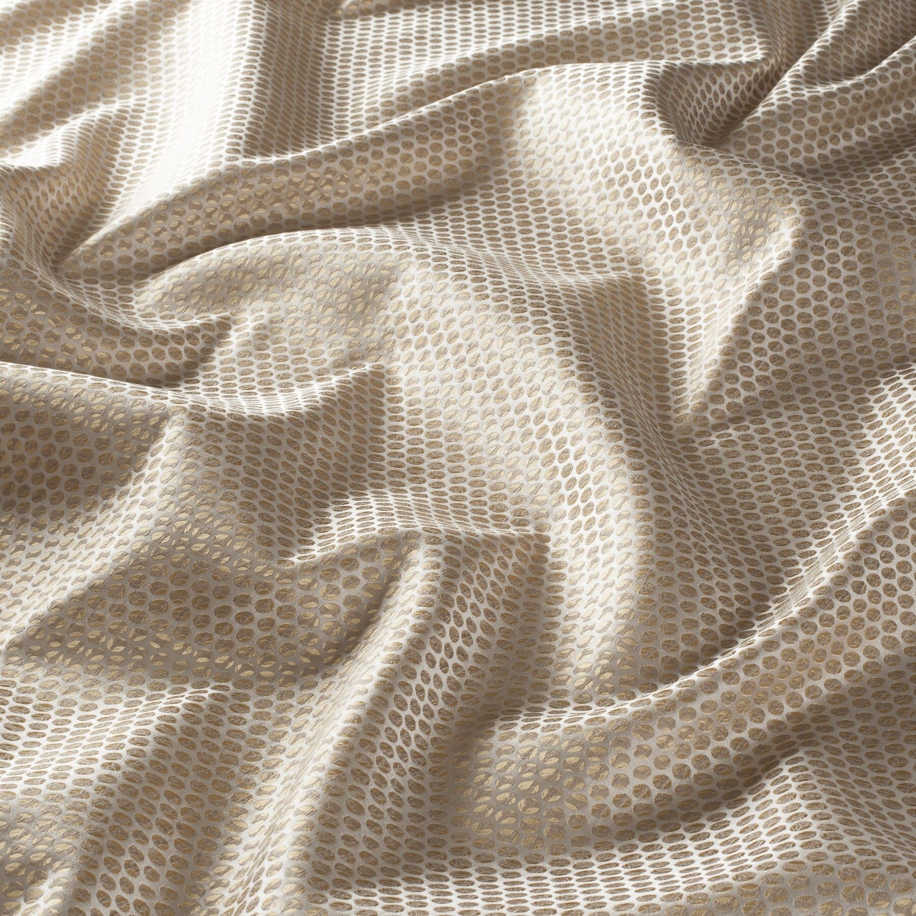 Ja7052 071 Sparkle Jab Vorhangstoff Meterware Gemustert Beige
