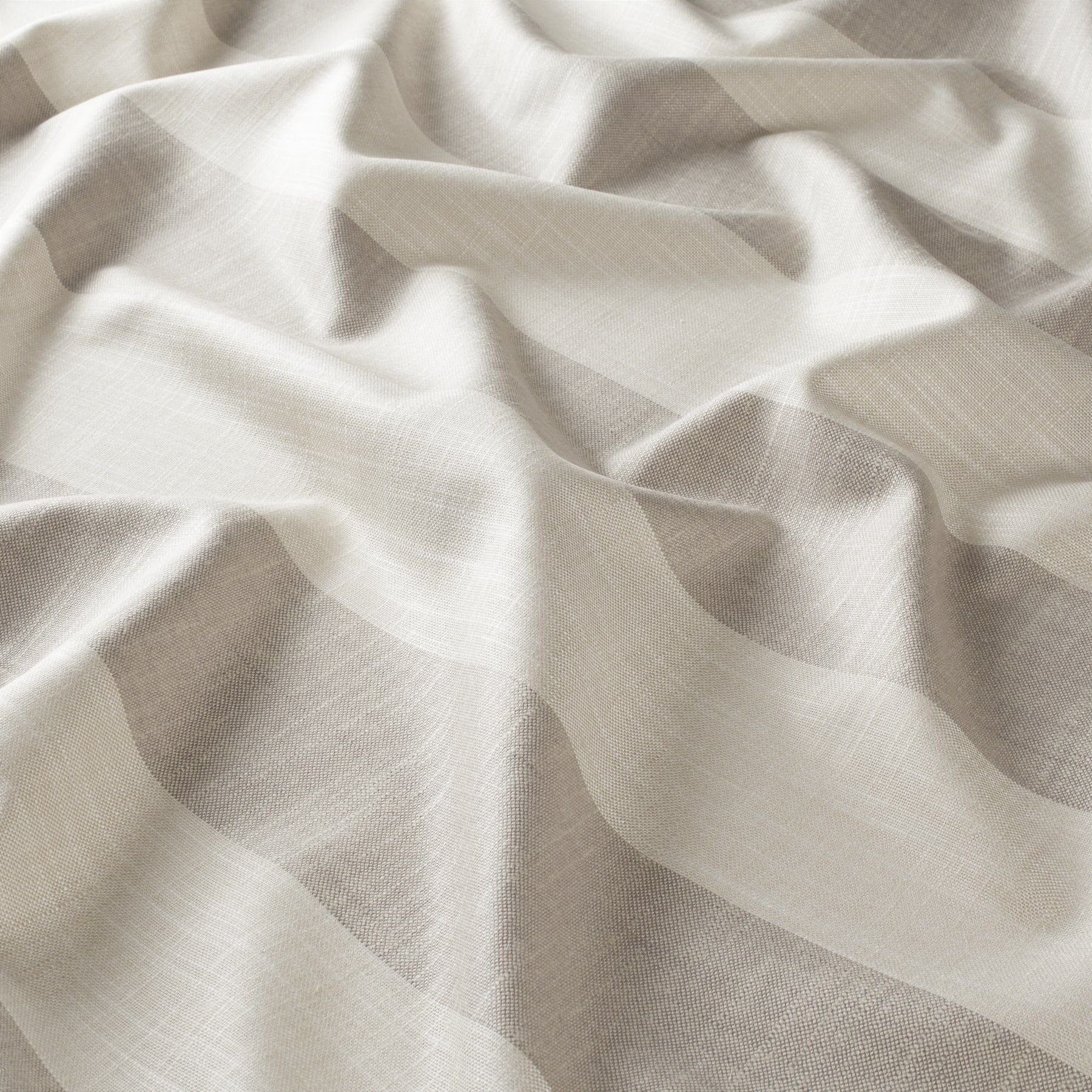 Ja7043 072 Bahati Jab Vorhangstoff Meterware Gestreift Beige