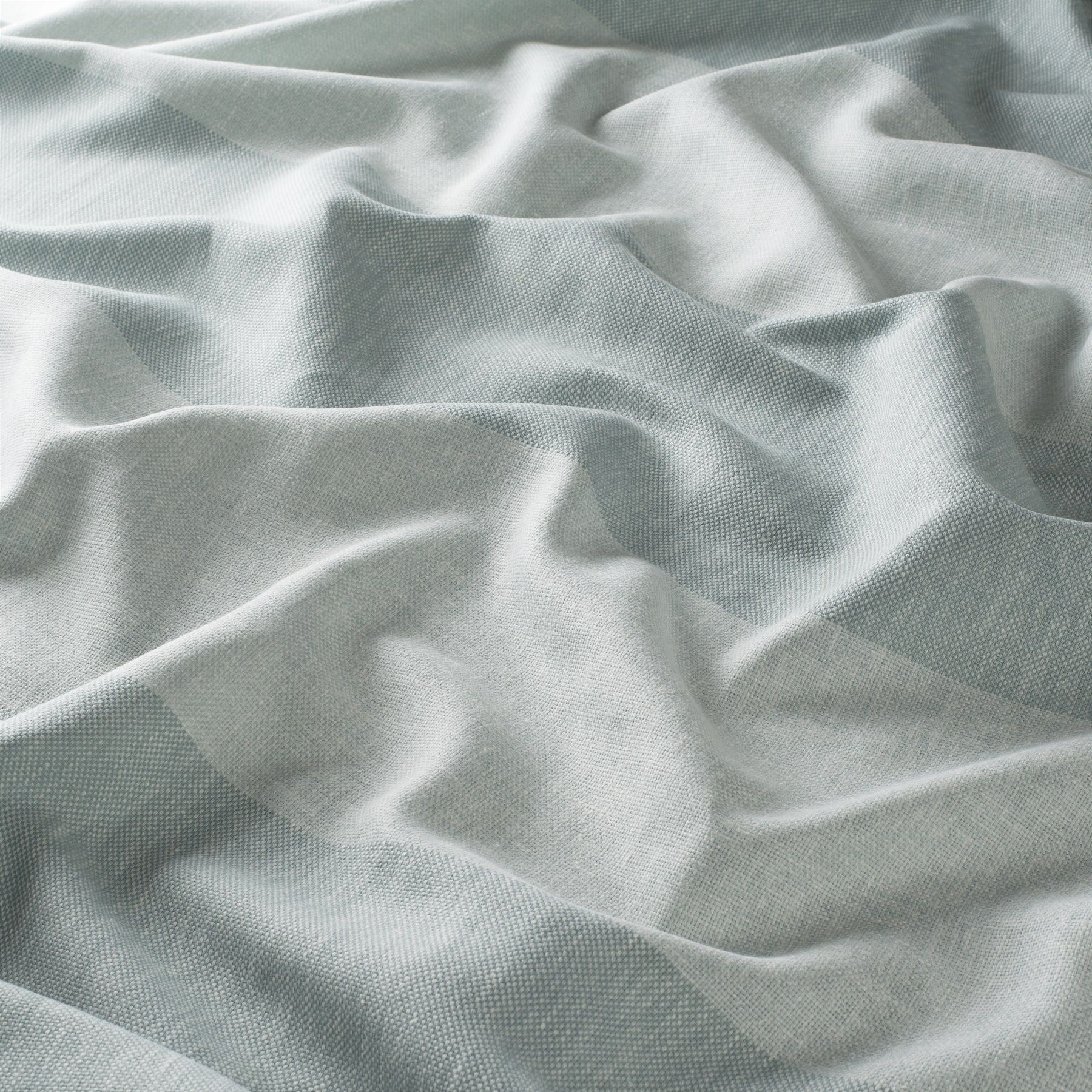 8 1918 080 Linea Jab Vorhangstoff Meterware Gestreift Tuerkis Blau