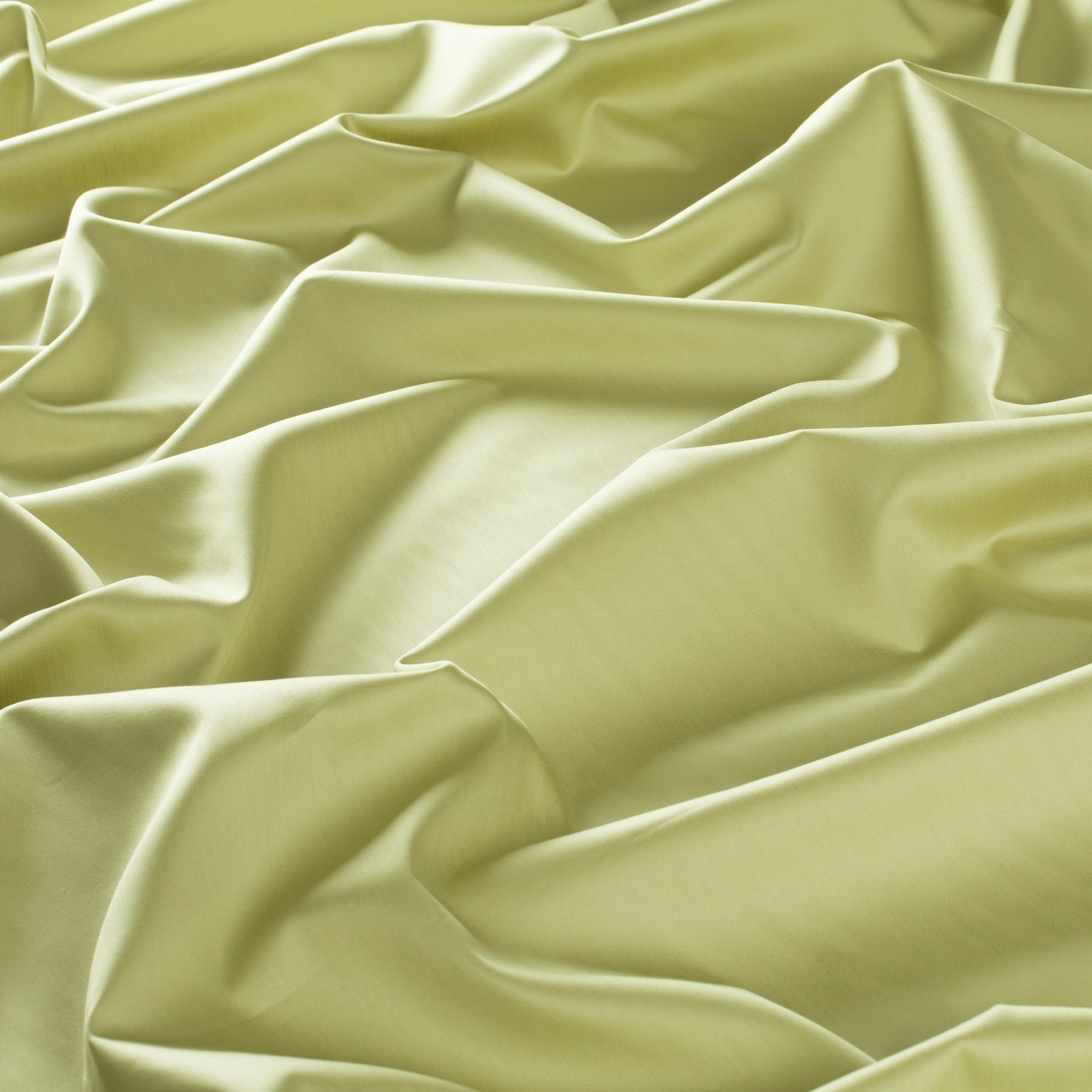 1 6728 032 Dialog Satin Vorhaenge Dekostoff Modern Uni Gruen