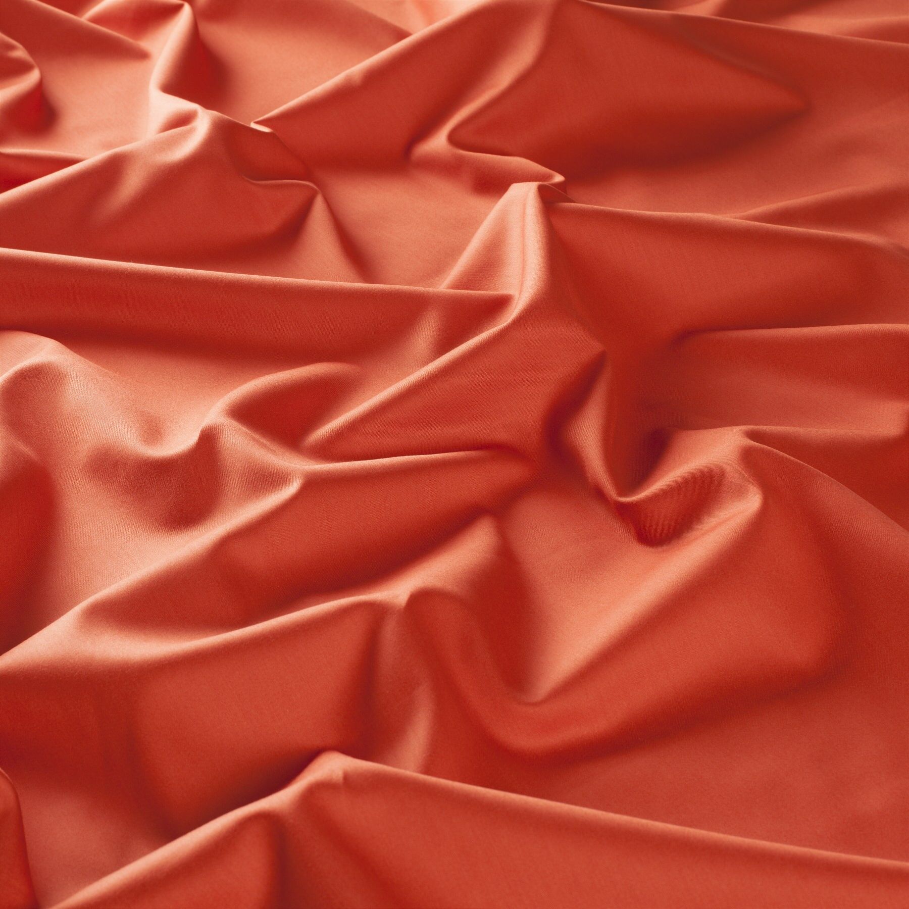 1 6728 066 Dialog Satin Vorhaenge Dekostoff Baumwolle Modern Uni Orange