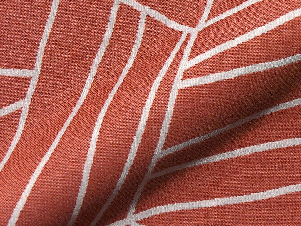 Limone 154 R Activeline In & Outdoor Polsterstoffe Gemustert Orange