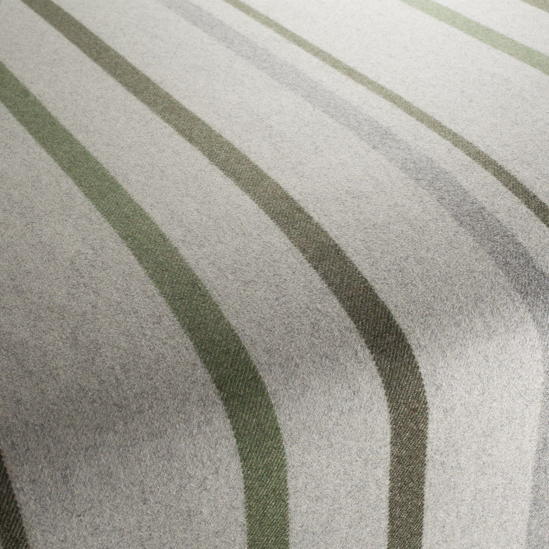 Ja2048 030 Glasgow Jab Polsterstoffe Wolle Gestreift Beige Gruen Grau