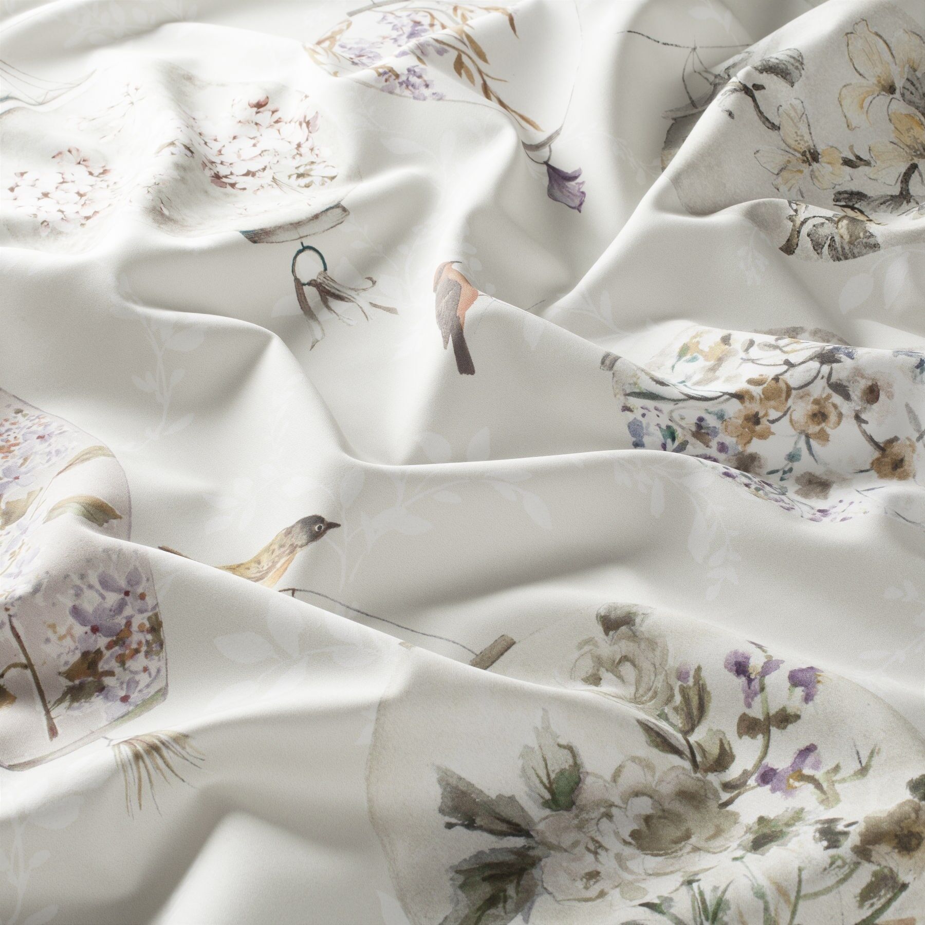 Ja8021 070 West Bay Jab Vorhangstoff Meterware Blumen Bunt