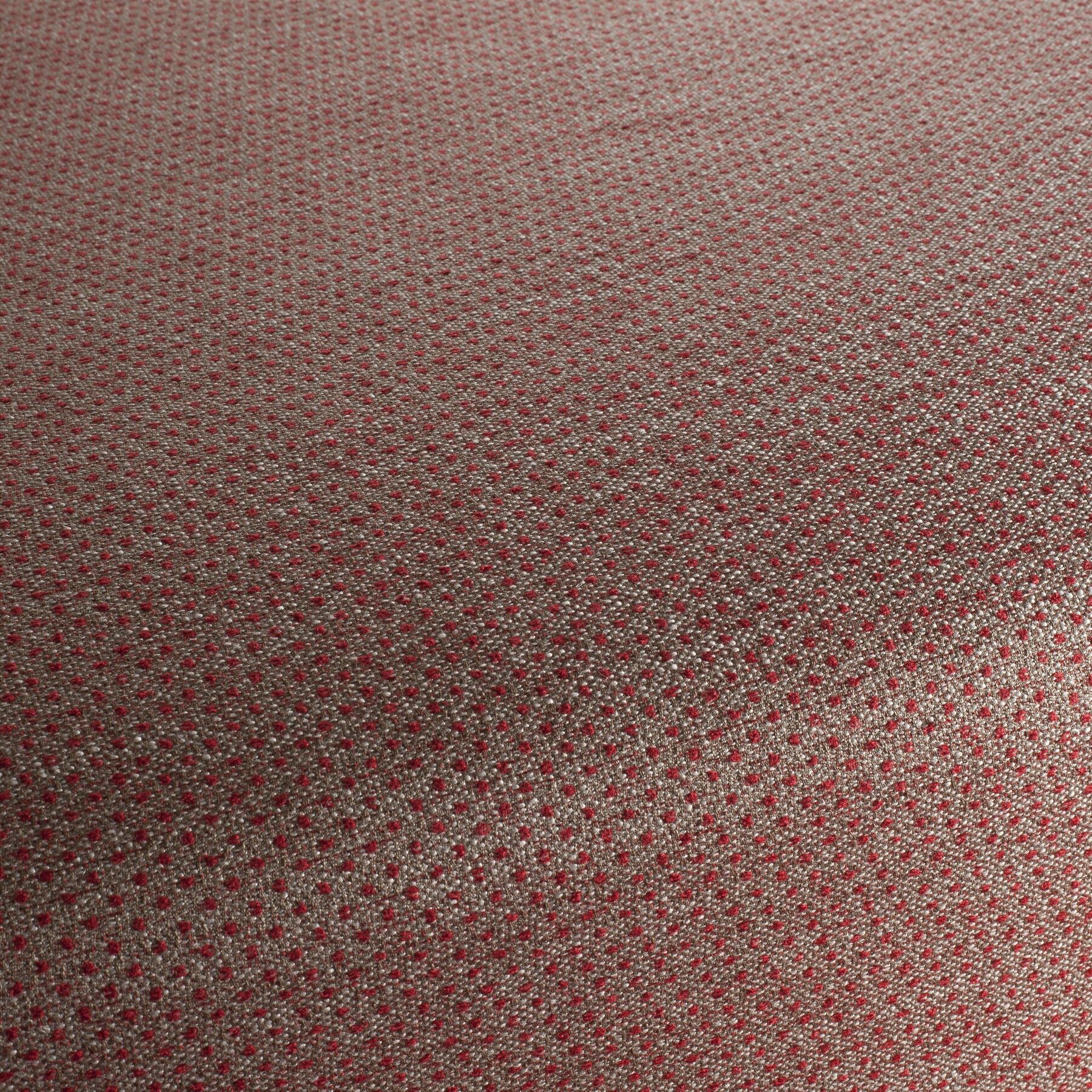 Ja2059 010 Dots Jab Polsterstoff Moebelstoff Gemustert Beige Rot