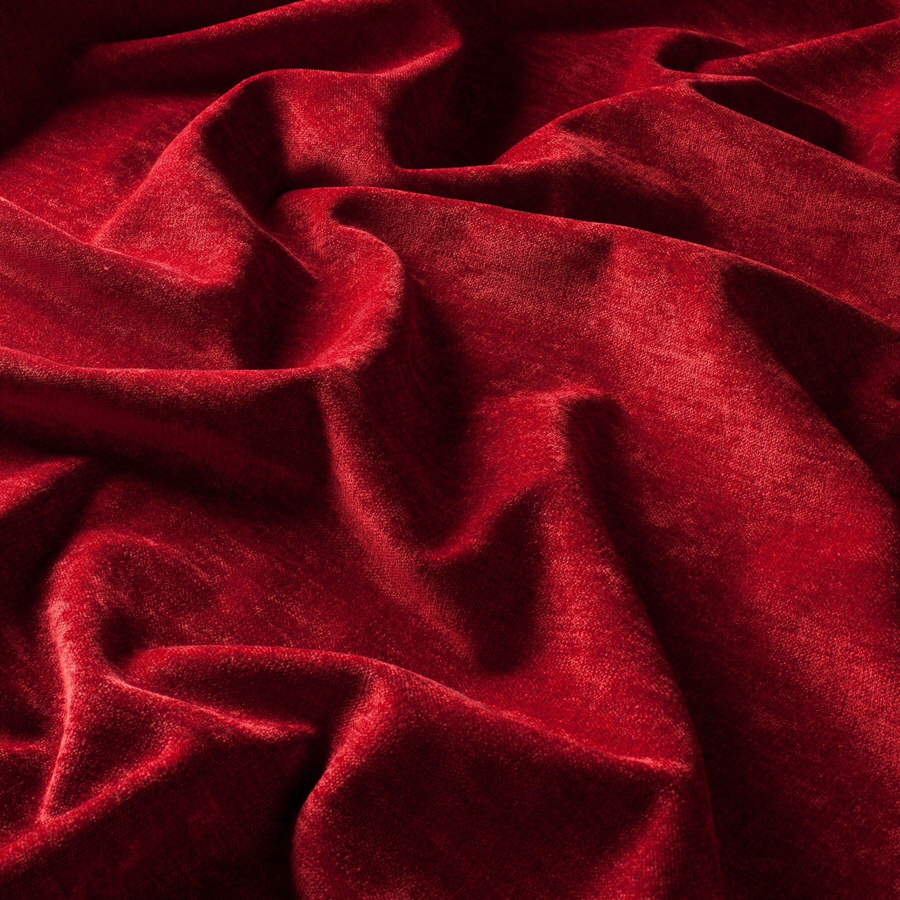 1 6579 010 Diego Jab Anstoetz Chenille Moebelstoff Rot