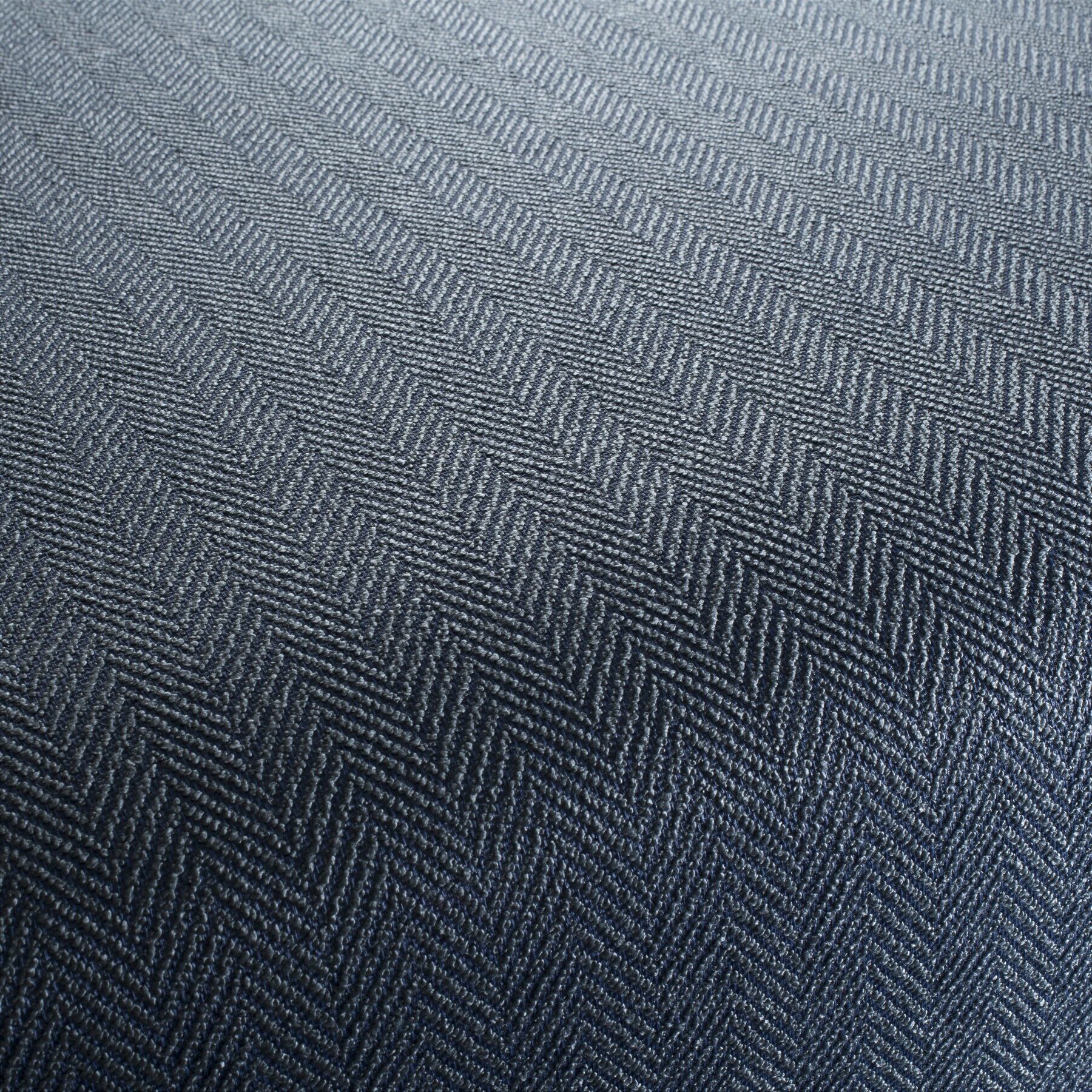 Ja2063 051 Cassia Jab Polsterstoff Fischgraet Gemustert Blau