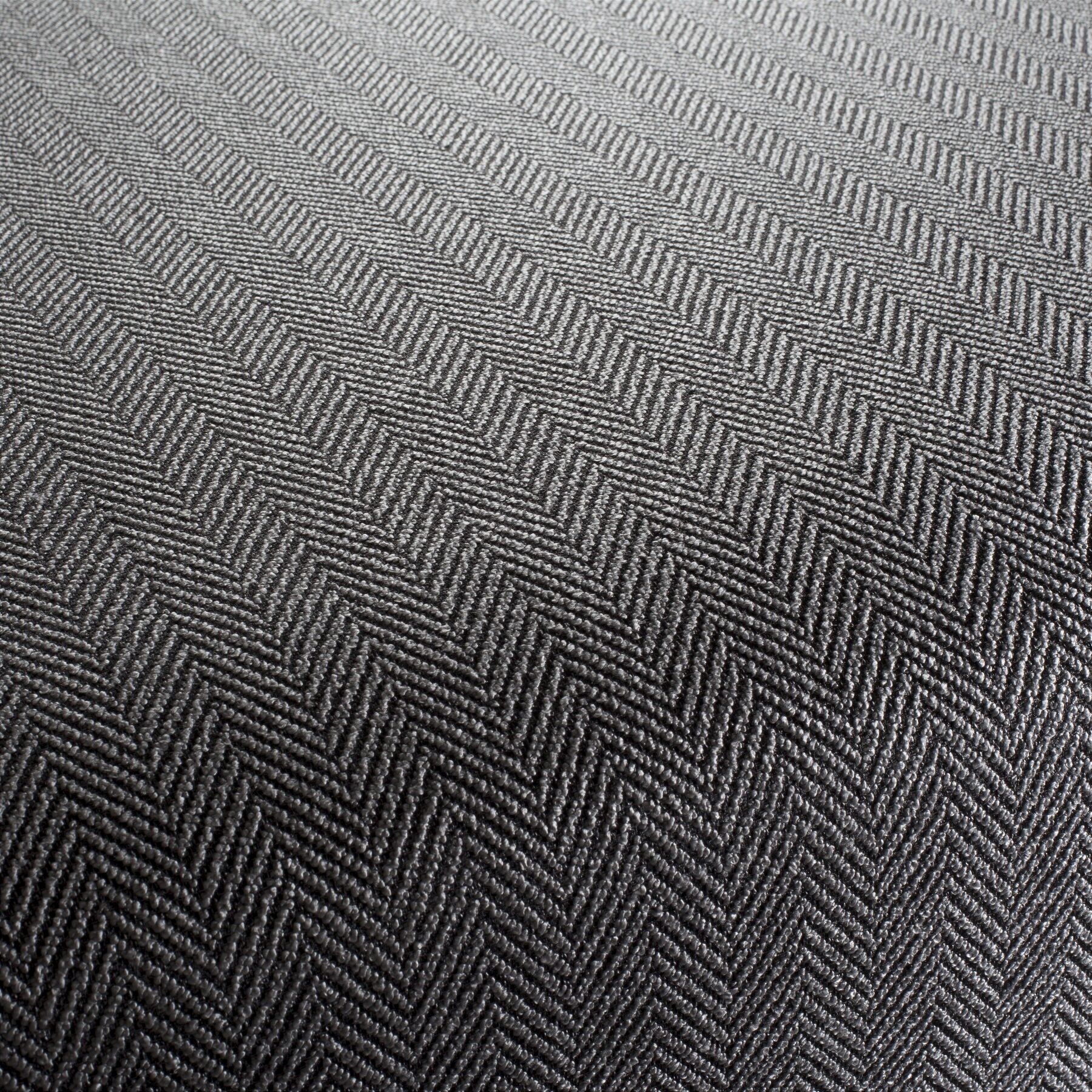 Ja2063 094 Cassia Jab Polsterstoff Fischgraet Gemustert Grau Schwarz