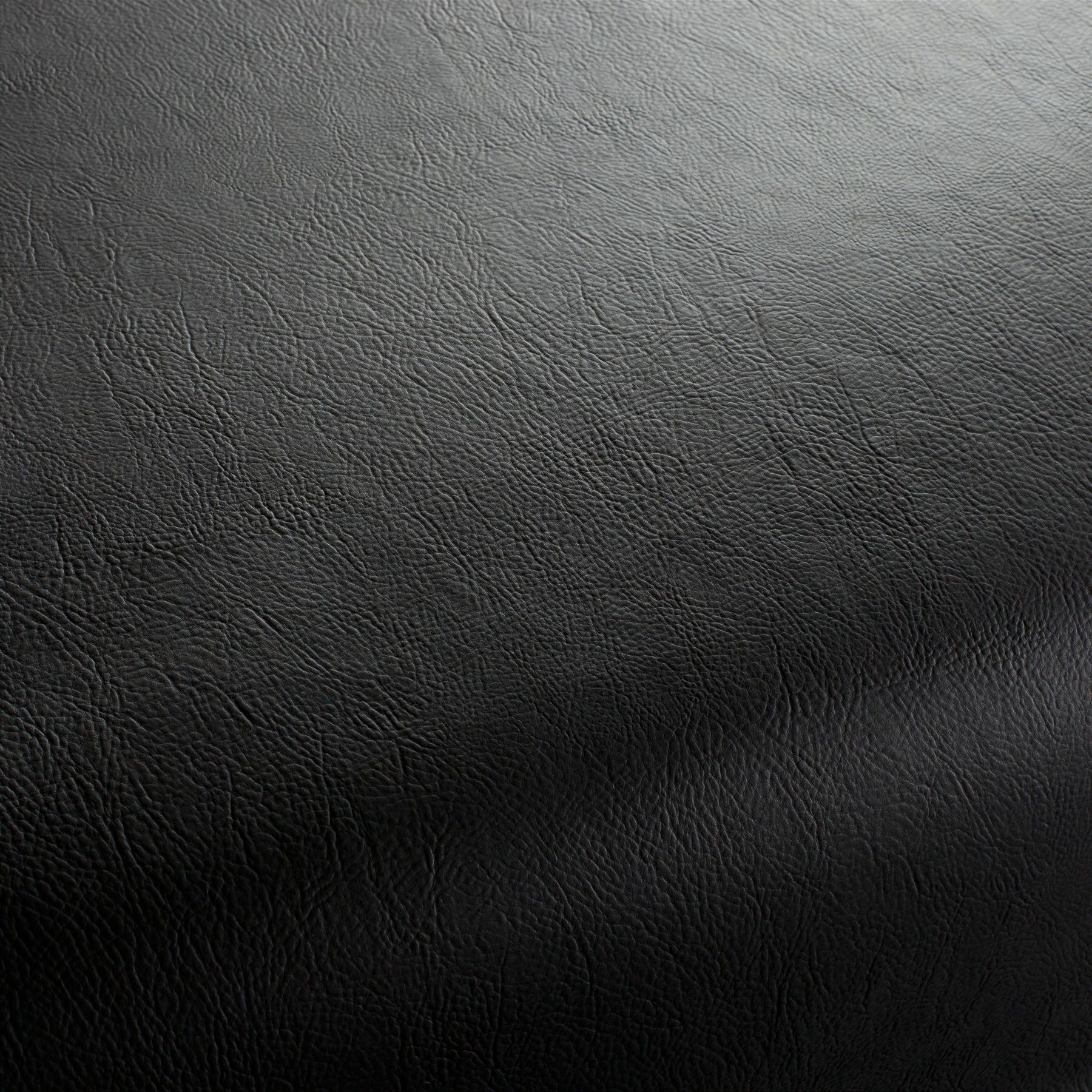 1 1142 494 Gaucho Kunstleder Glatt Meterware Schwarz