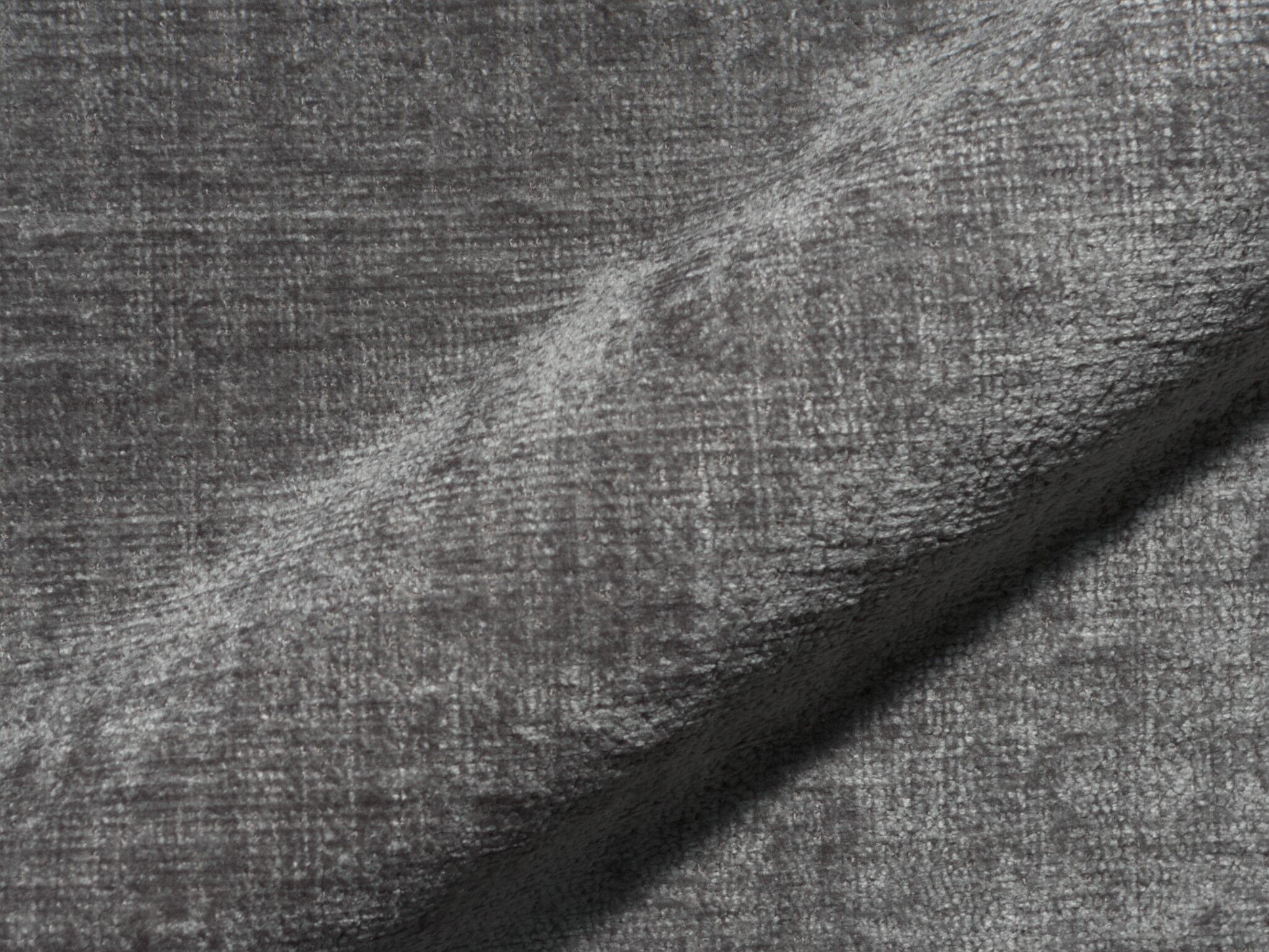 Molino 549 Weicher Chenille Polsterstoff Moebelstoff Hoepke Grau
