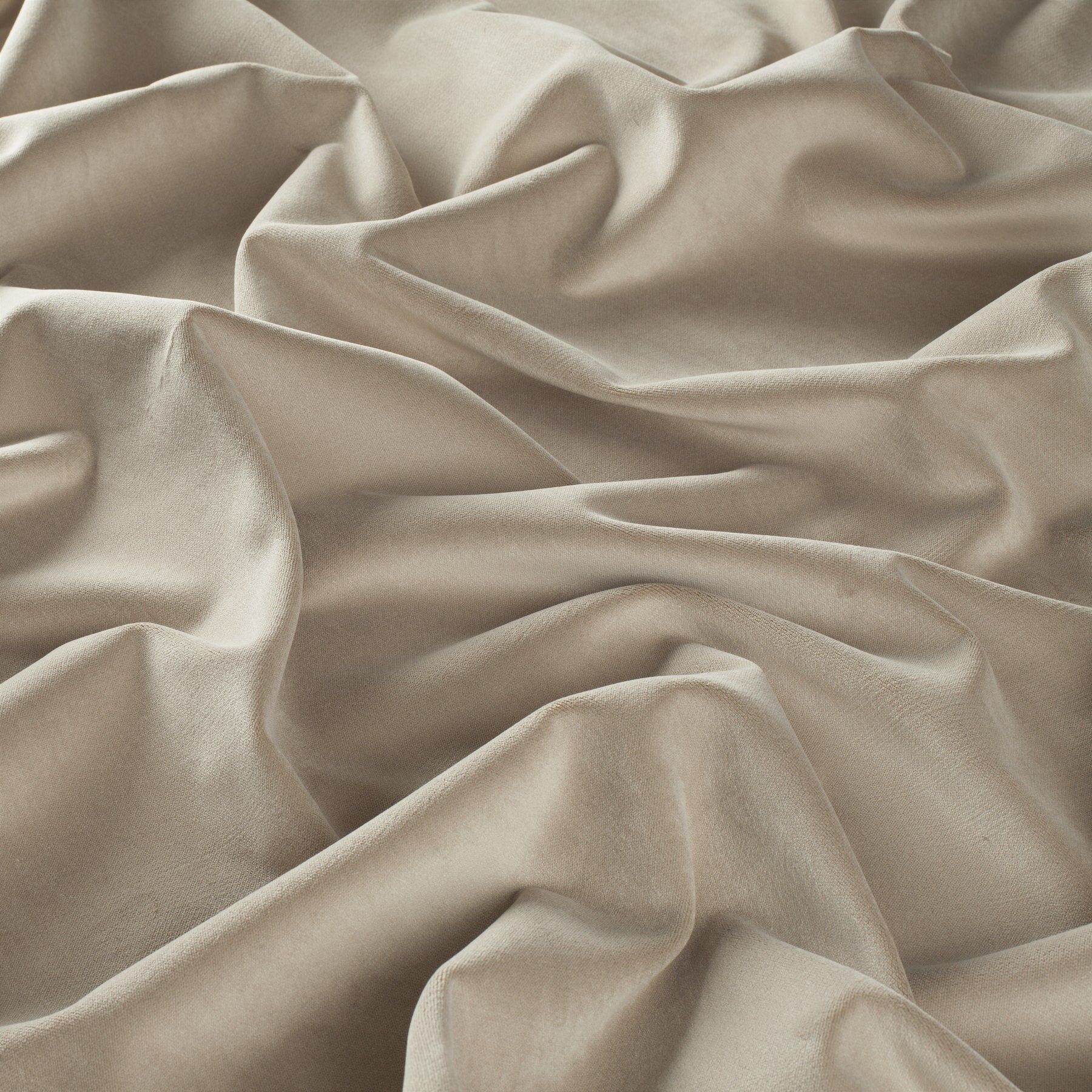 1 6847 093 Lennox Samt Vorhaenge Und Moebelstoff Beige