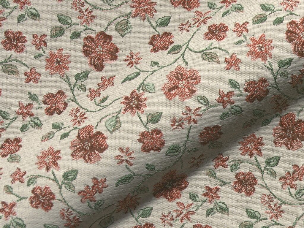 Evie 260 Hoepke Polsterstoffe Landhausstil Blumen Beige