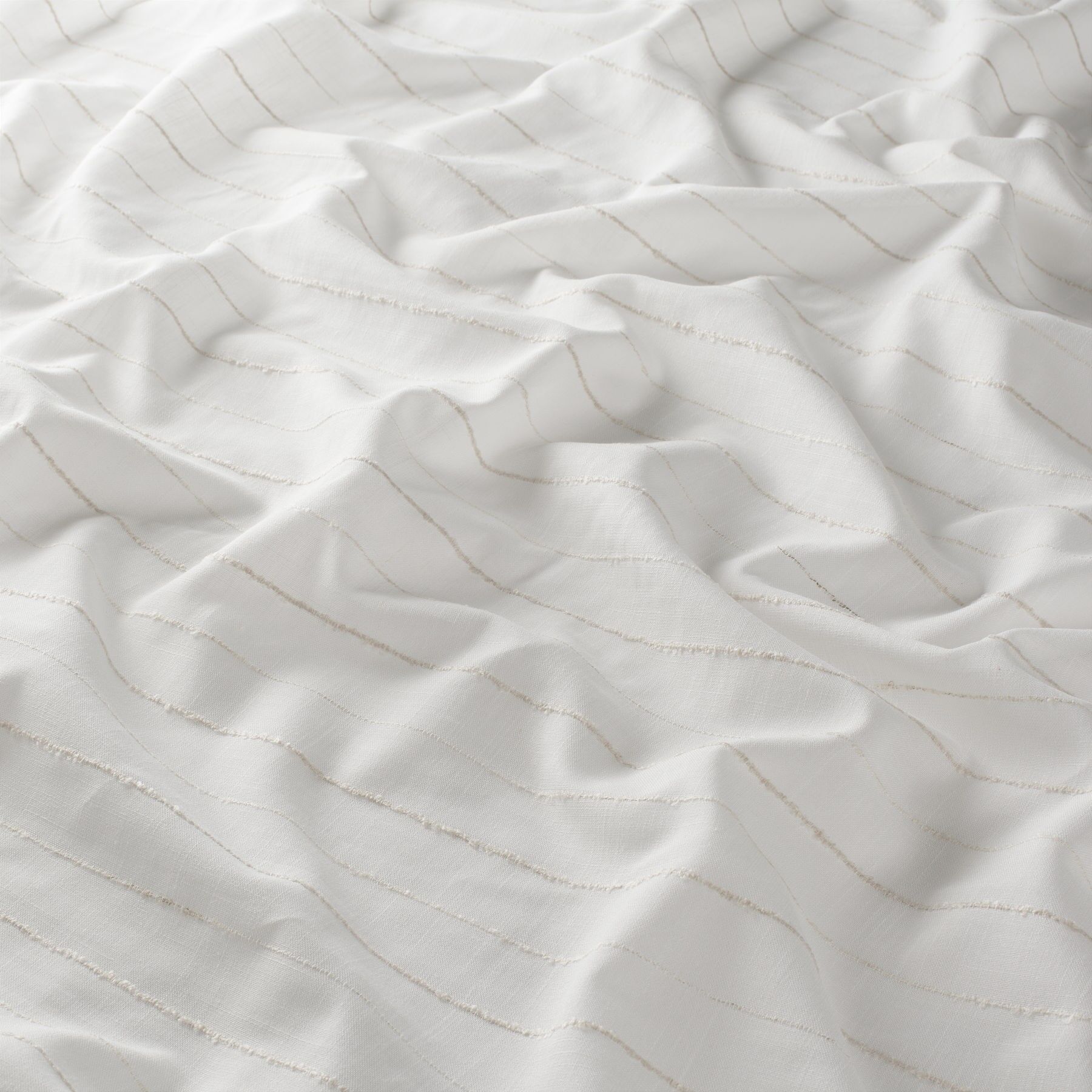 Ja7108 070 Naturia Stripe Gardinenstoff Meterware Gestreift Beige